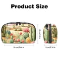 thumbnail image 5 of Cactus Waterproof Oxford Fabric Charger Case for Electronic Devices, Hard Drive, Cords, Cables, and Phone - 5.9x9.44x3.14 Inches, 5 of 6