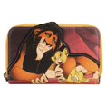 thumbnail image 1 of Loungefly Disney Lion King Villains Scar Zip Around Wallet Lion King One Size, 1 of 2