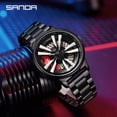 thumbnail image 2 of SANDA 2022 New Luxury Men Watches Fashion Rotate Dials Quartz Wristwatch For Male Clock 30M Waterproof Relogio Masculino P1111, 2 of 6