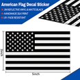 thumbnail image 4 of Reflective Subdued American Flag Sticker 3" X 5" Tactical Military Flag USA Decal Great for SUV, Hard Hat, Car Vinyl Window Bumper Decal Sticker (3-Pack), 4 of 4