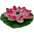 thumbnail image 1 of Floating Lotus Light, Solar Powered Led Water Lily Flowers Artificial Flower Night Lamp, White, 1 of 5