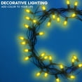thumbnail image 6 of Luxrite 12-Pack C7 LED Yellow Replacement Light Bulbs for String Lights 0.5W Colored Bulb Enclosed Fixture Rated UL E12 Indoor Outdoor, 6 of 7
