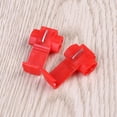 thumbnail image 4 of 50 conectores de cable eléctrico rojos, terminales de cable de bloqueo de empalme rápido y crimpado., 4 of 7