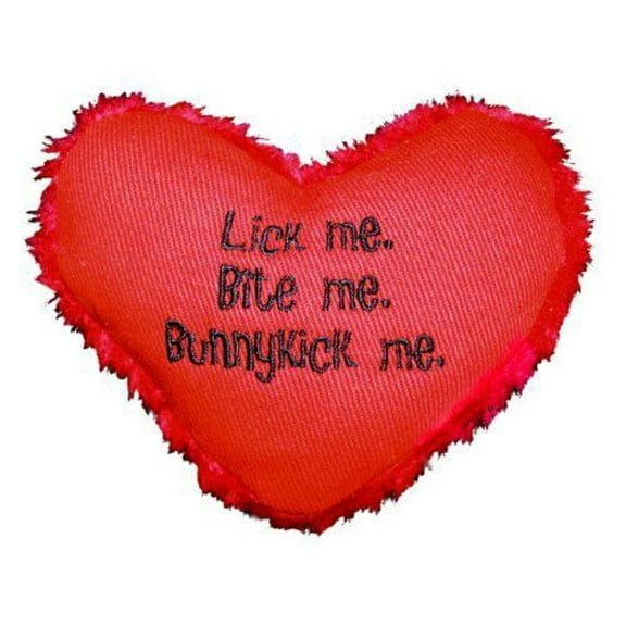 Yeowww Heart Cat Toy Stuffed with Organically Grown Catnip A