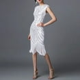 thumbnail image 2 of Vestido vintage con lentejuelas y borlas para mujer de los años 20 - Disfraz gótico de fiesta para tallas grandes - Ropa sexy y casual para salir por la noche, 2 of 4