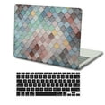 thumbnail image 1 of KSK KAISHEK Hard Protective Shell Case Cover Compatible 2018 - 2022 Release Newest MacBook Air 13 inch with Retina Display Touch ID Model: A2337 m1&A2179&A1932 Colorful B 1801 + Black Keyboard Cover, 1 of 5
