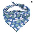 thumbnail image 2 of Dog Triangle Bandana Animal Patterned Cotton Daisy Dog Bandana Dog Triangle Bib, 2 of 10