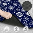 thumbnail image 3 of Fuzoiu Snowflakes2 Print Carpet Floor Mats for Car,Car Foot Mat Set,Universal Fit 4 Piece Mat Pad Set,Fits Most Cars Trucks Vans Sedans SUV Auto Carpet Mat Se, 3 of 7