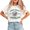 2-White, variant on Vintage Halloween Short Sleeve Casual Tops Disco Skull Graphic Tees Spooky Island Print T-shirts 90s Cotton Shirts for Daily Outfits Gray,L