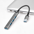 thumbnail image 2 of USB Hub, USB Hub Splitter 3 Port USB2.0+ 1 Port USB3.0, Ultra Slim USB Hub for Laptop, 5Gbps, 2 of 5