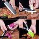 thumbnail image 4 of Juego de Cuchillos de Cocina de Acero Inoxidable Forjado: Nakiri, Cortador, Tijeras, Pelador de Cerámica, Cuchillo de Pelar, con Estuche de Regalo + Afilador de Cuchillos, 4 of 7