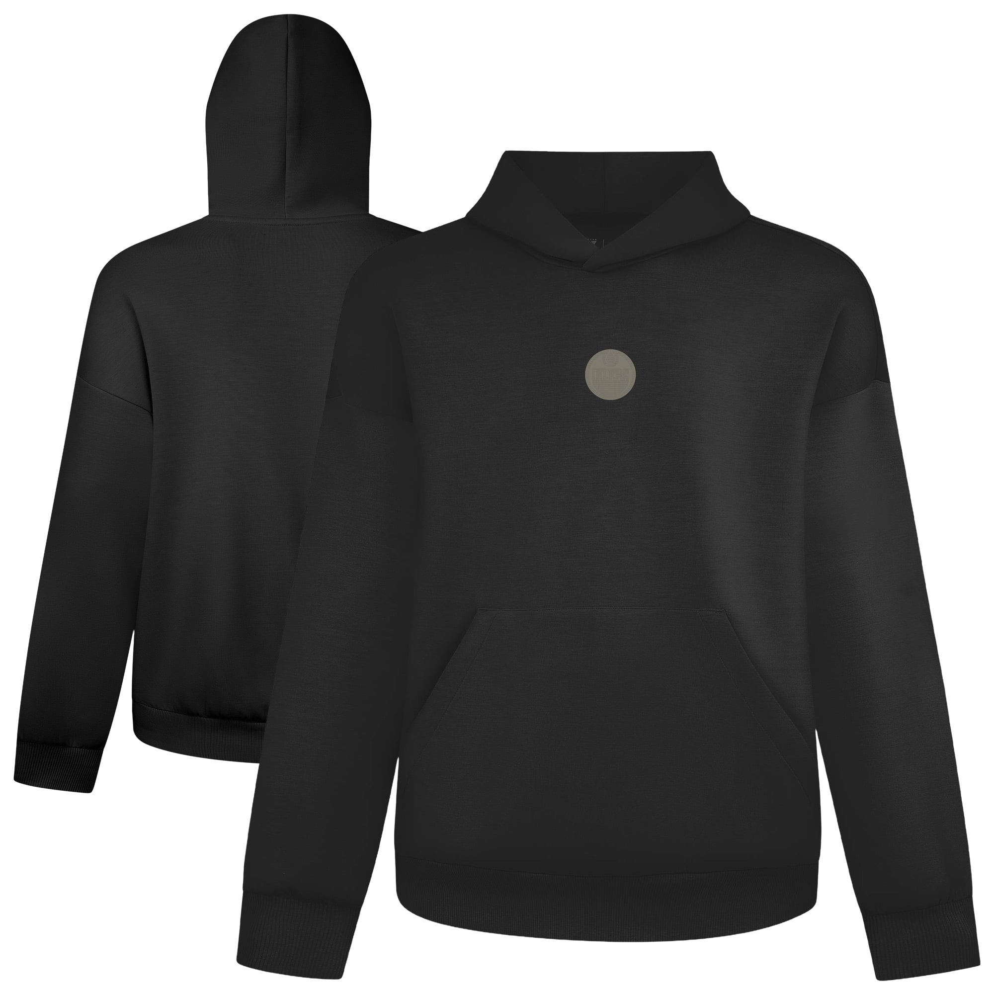 Men's Levelwear Black Edmonton Oilers Luxe Signature Copper Hoodie