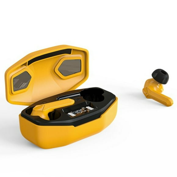 Audifonos Tws Bluetooth Manos Libres T68 Original Fralugio Amarillo Fralugio Sport