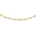 thumbnail image 1 of 14k Yellow Gold Oval Link Necklace Pendant Charm Chain, 1 of 5