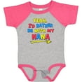 thumbnail image 3 of Inktastic Yeah I'd Rather Be with My Nana in Red Yellow and Blue Boys or Girls Baby Bodysuit, 3 of 5