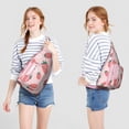 thumbnail image 4 of Colored Strawberry Sling Backpack&nbsp;- Playful Fruit Pattern Crossbody Bag, Fashionable Daypack for Teens, 4 of 4