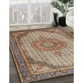 thumbnail image 2 of Ahgly Company Indoor Square Traditional Reddish Brown Medallion Area Rugs, 7' Square, 2 of 6