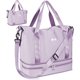 thumbnail image 1 of Bolsa de Viaje Impermeable con Bucle para Maleta, Compartimentos Separados Artículos Secos de Mojados, Unisex, Fin de Semana, Hospital, Equipaje de Mano, 29L, #04 Morado, 1 of 5