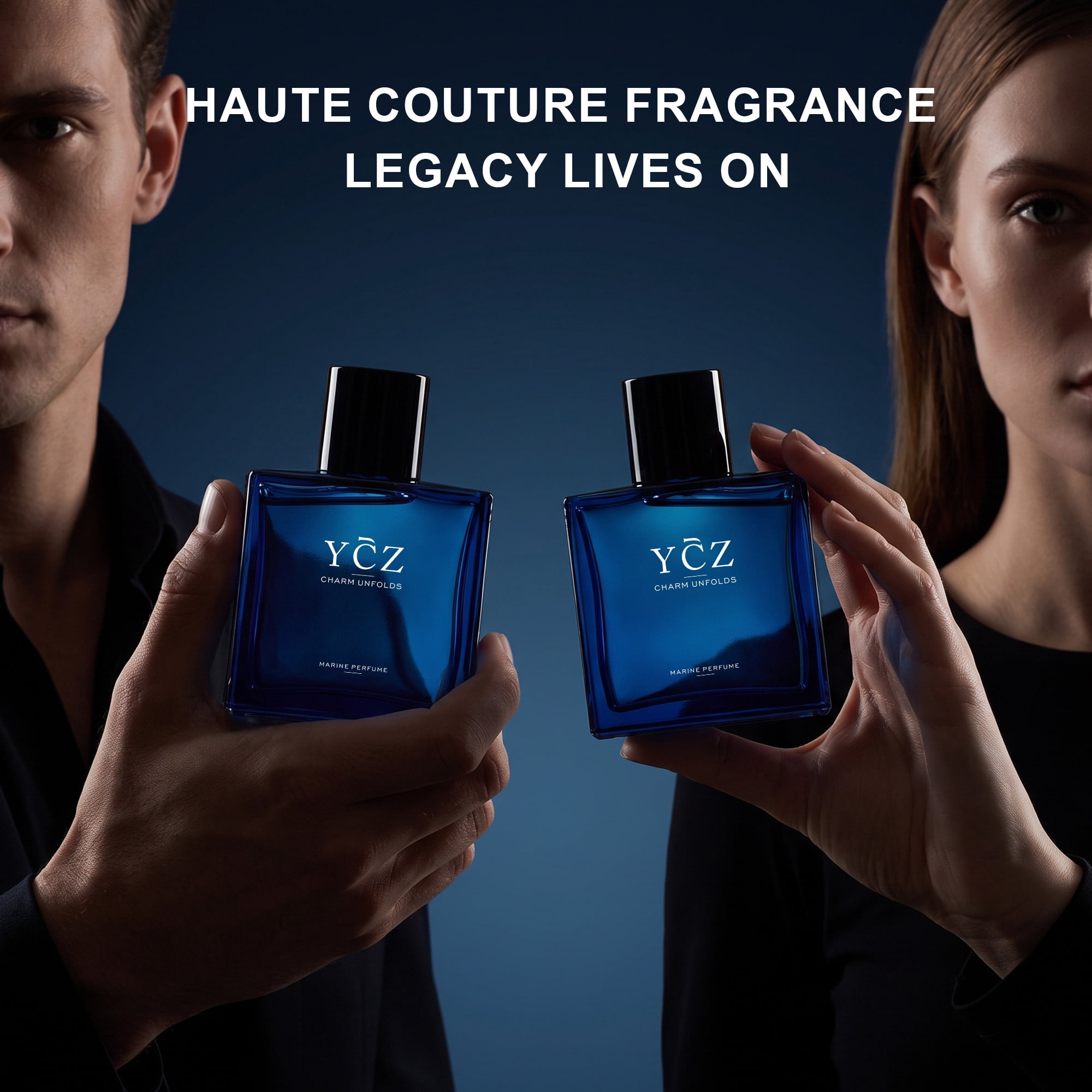 Ycz, Men's Cologne, Marine and Oriental Woody Fragrance, 1.7 oz