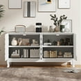 thumbnail image 7 of Wood Sideboard for Entryway and Living Room, White, 7 of 7