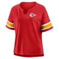 thumbnail image 2 of Women's Fanatics Red Kansas City Chiefs Redzone Curl Route T-Shirt, 2 of 3