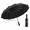 Black, variant on 24K Sturdy Frame Windproof Umbrella Compact Automatic Travel Umbrella for Women & Men
