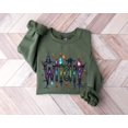 thumbnail image 2 of RosaWear Witchy Sweatshirt, Witch Black Cat Potion Halloween Crewneck, 2 of 7