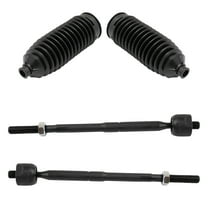 TRQ Inner Tie Rod & Boots Set Fits 2013-2018 Mazda CX-5 PSA43303