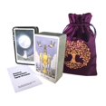 thumbnail image 1 of Caja de hojalata de Tarot de bruja diaria, 78 cartas, borde dorado, adivinación del destino, juego de cartas de fiesta familiar, tarjeta de Tarot: entrega en bolsa gratis qym unisex, 1 of 2