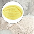 thumbnail image 6 of Thick Chunky Yarn Chunky Wool Yarn Polyester Yarn for Crocheting Weight Yarn Knit Yarn for Knitted Blanket, Sweater, Cushion, Pet Bed, Macrame Yellow, 6 of 9
