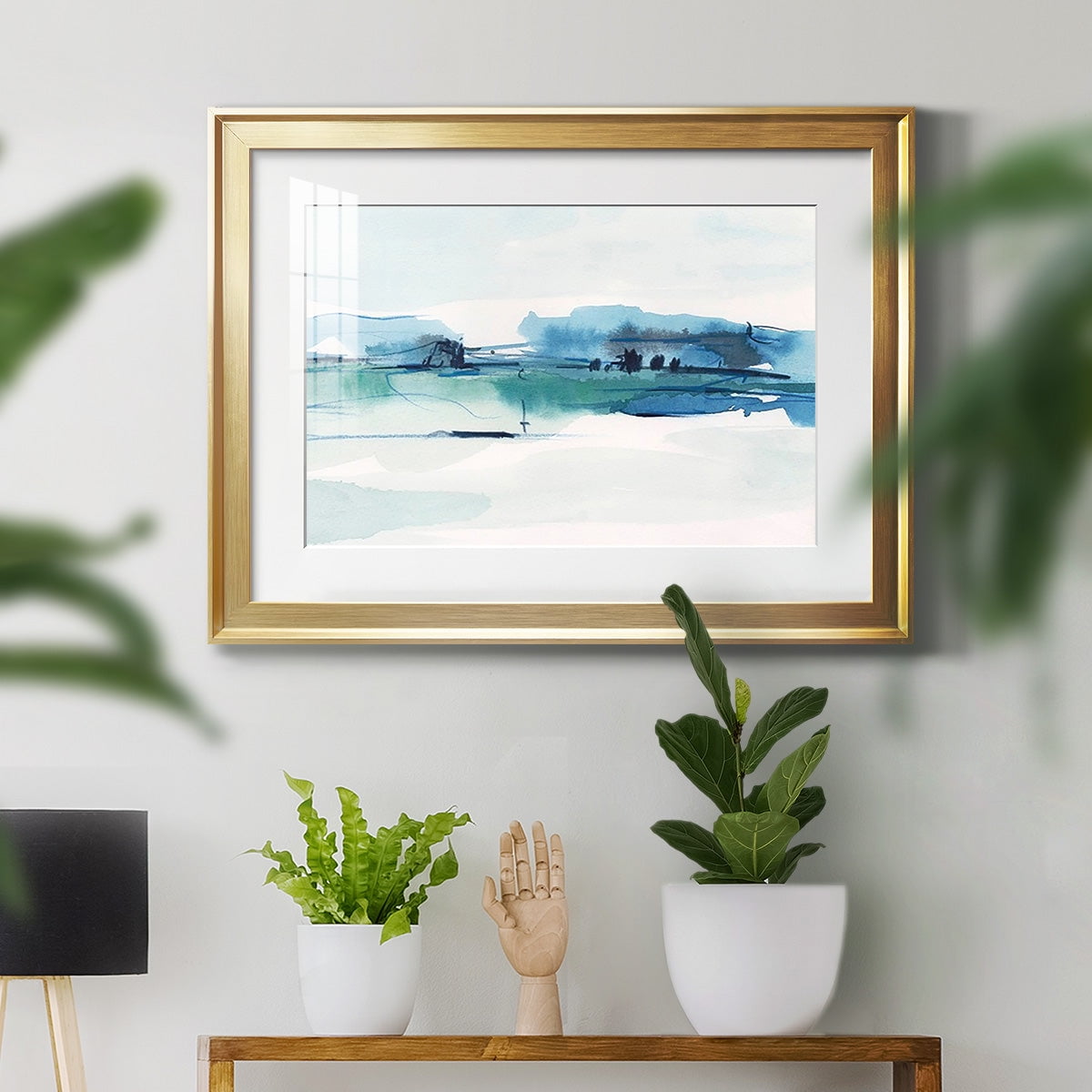 Ultramarine Vista II Premium Framed Print - Ready to Hang