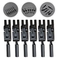 thumbnail image 4 of 6Pcs Professional Metal Tremolo Bridge Saddles with Screw Springs for Guitar Replacement, 4 of 8