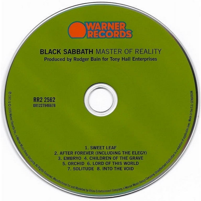 洋楽 BLACK SABBATH MASTER OF REALITY NC0yNjA1LmpwZWc.jpeg
