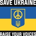 thumbnail image 3 of CafePress - Save Ukraine Raise Your Voices Sweatshirt (Dark) - Classic Crew Neck Sweatshirt, 3 of 4