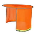 thumbnail image 3 of Hard Hard Sun Visor Full Brim Mesh Sun Sunshade para ciclismo de construcción Hardhats Naranja, 3 of 8
