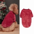 thumbnail image 2 of NovaStitch Dog Sweaters Dog Clothes for Small Dogs & Cats Soft Warm Pet Coats Winter Pet Jackets Doggy Apparel Costumes Puppy Outfits Wine M, 2 of 3