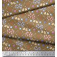 thumbnail image 3 of Soimoi Poly Georgette Fabric Check & Floral Artistic Print Sewing Fabric Yard 42 Inch Wide, 3 of 3