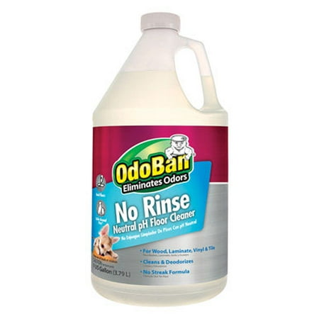 Rinse Concentrate - OdoBan No Rinse Neutral pH Floor Cleaner Concentrate, 1 Gal