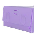 thumbnail image 5 of Plastic Stackable Shoes Box Set Foldable Clear Shoes Storage Box Portable Stacking Shoe Boxes Front Open for Home Organizer, Purple, 5 of 8