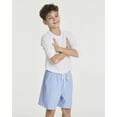 thumbnail image 2 of Real Essentials 3 Pack: Boys' 2 in 1 Swim Trunks with Compression Boxer Liner Stretch Beach Board Shorts Quick Dry (Age 4-18), 2 of 5