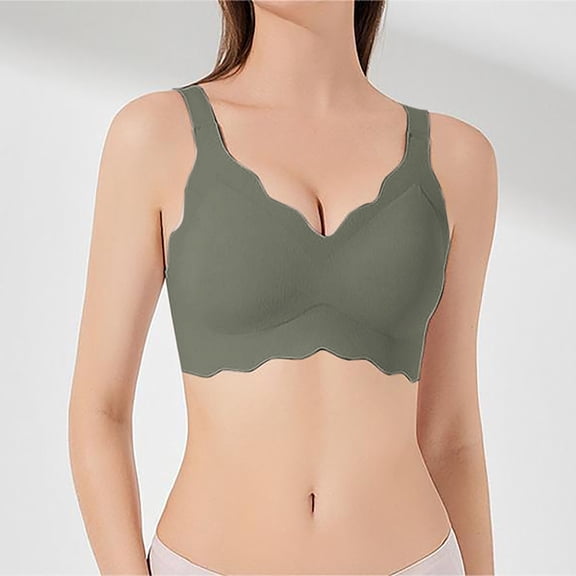 Women's Thin Seamless Breathable And Comfortable Push Up Bra Without Underwire And Soft Support Workout for Women Sports Bra Bras plus Size Womens Workout Sports Bras Womens Sports Bra with Pads Extra