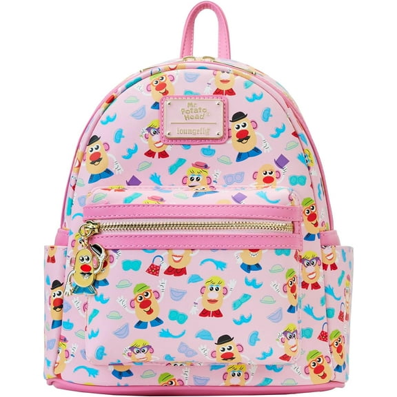 Loungefly Hasbro Mr. and Mrs. Potato Head All Over Print Mini Backpack
