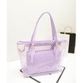 thumbnail image 2 of Tote Bag with Zipper Transparent Tote Bag Clear Handbags Scratch-resistant Tote Bag Pvc Tote Bag Transparent Handbag, 2 of 6