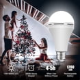 thumbnail image 5 of Rechargeable Emergency Light Bulbs, Stay Lights Up When Power Failure, 1200mAh 15W 80W Equivalent LED Light Bulbs for Home, Camping, Tent, 5 of 8