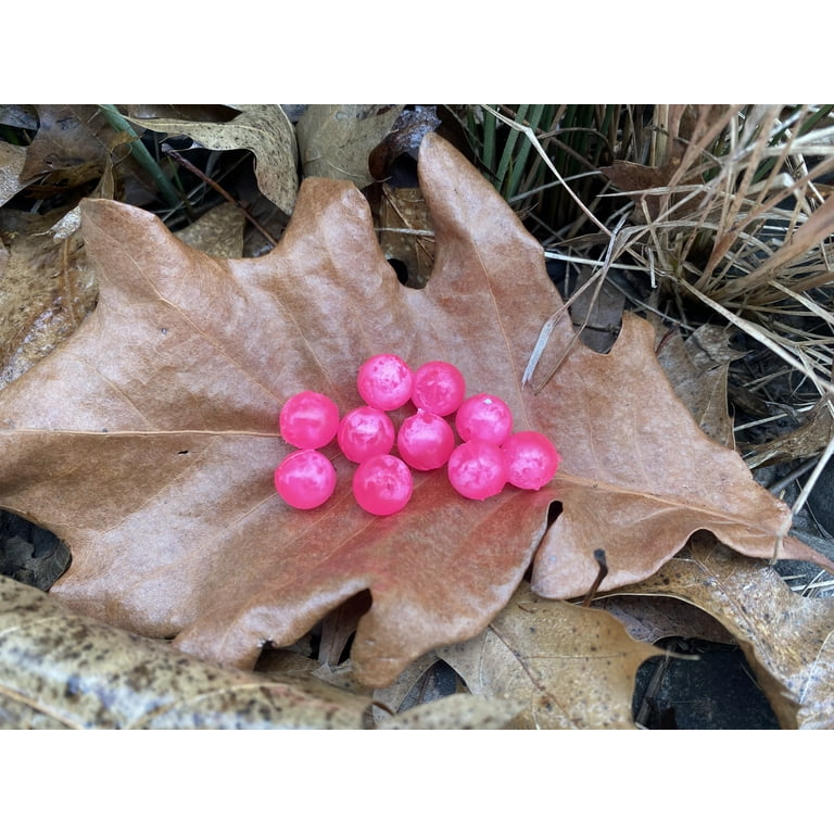 Fishing Beads Artificial Round Float Fishing Eggs for Steelhead Salmon Trout  New Magenta Hybrid 14mm 10pcs 