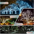 thumbnail image 3 of Guirnalda de luces solares OZS 480LED, paquete de 6, impermeables, 8 modos, 3 of 8