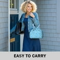 thumbnail image 6 of Kirky Hasky Dalmatian Drawstring Lunch Bag Women - Drawstring Lunch Bag Insulated for Work Office - Stain-Resistant Large Lunchbags for Women with Multi-Pockets, 6 of 6