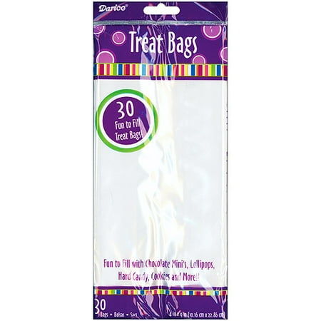 4 X 9 Clear Treat Bags 30 Pack 4 X 9 Clear Treat Bags
