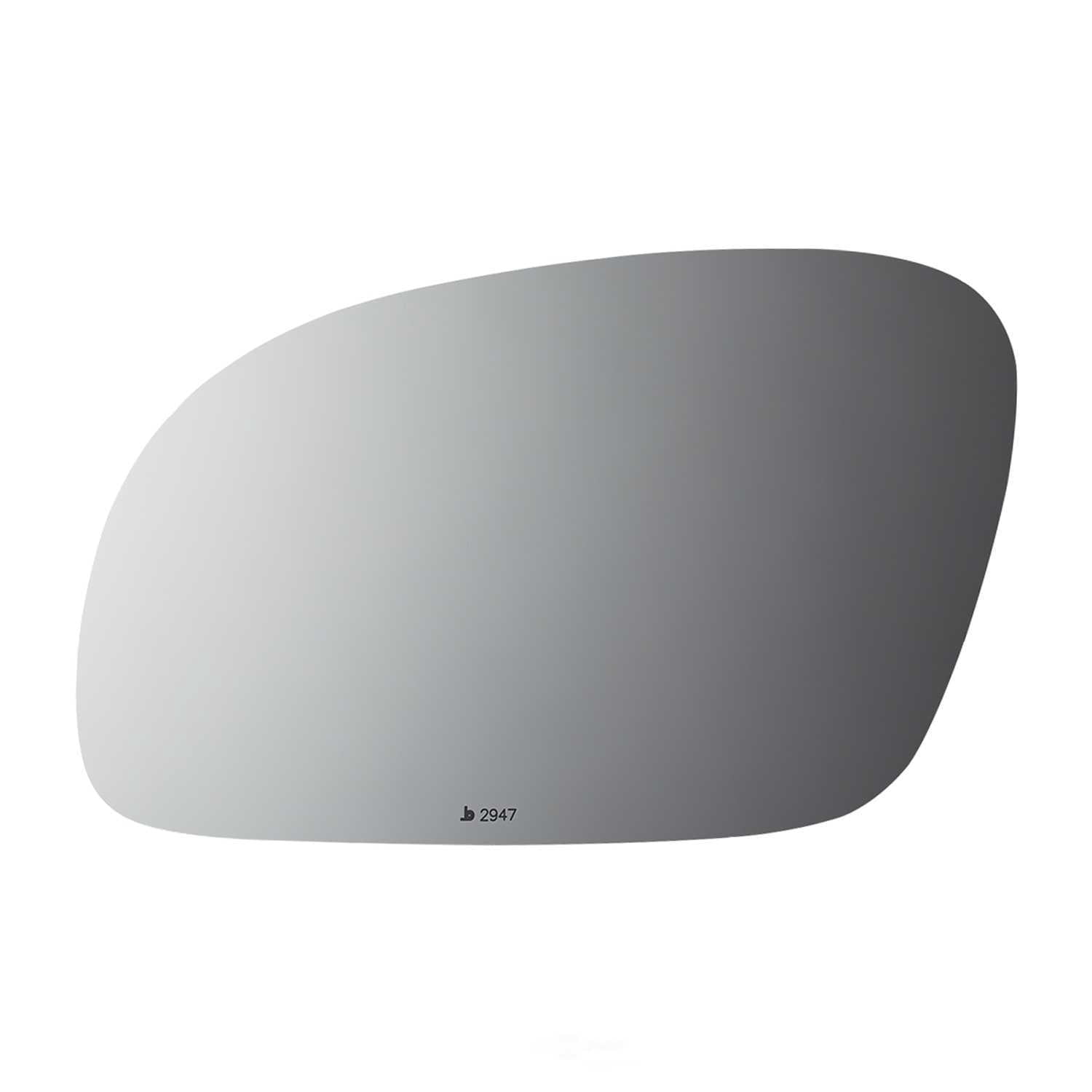 Burco Side View Mirror Replacement Glass - Clear Glass - 2947