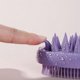 thumbnail image 4 of Green DoubleSided Hair Brush with Soft Bristles for Deep Scalp Massage and DualSided Cleaning, 4 of 4